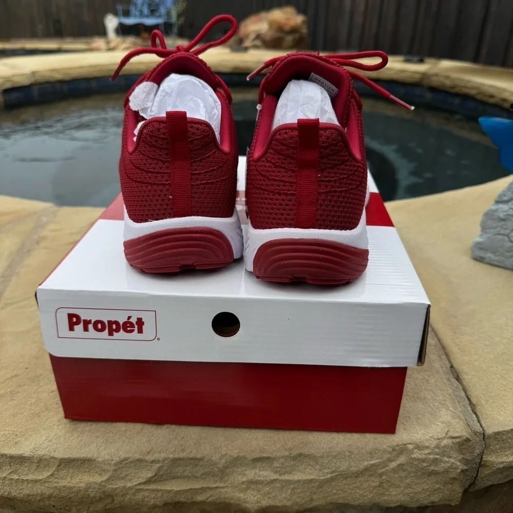Propet Red Sneakers for Everyday Comfort - Picture 7 of 12